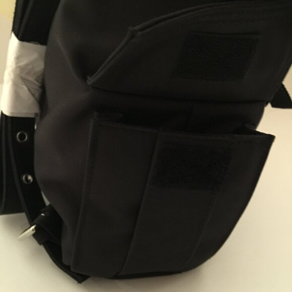 ESPRIT VINTAGE Authentic Nylon Backpack NEW with TAGS - Black - Picture 13 of 16